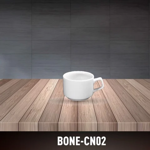 Cốc cà phê sứ Minh Châu bone china BONE-CN02