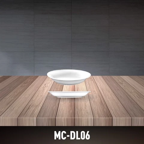 Flared Porcelain Plate MC-DL06