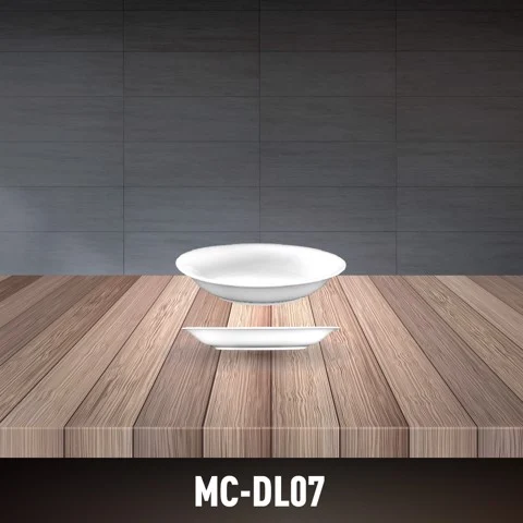 Flared Porcelain Plate MC-DL07