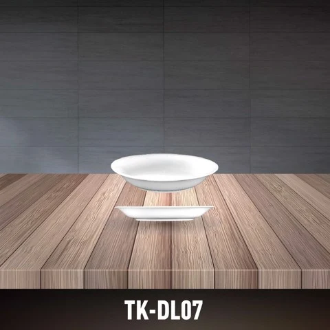Porcelain Flared Dinner Plate TK-DL07