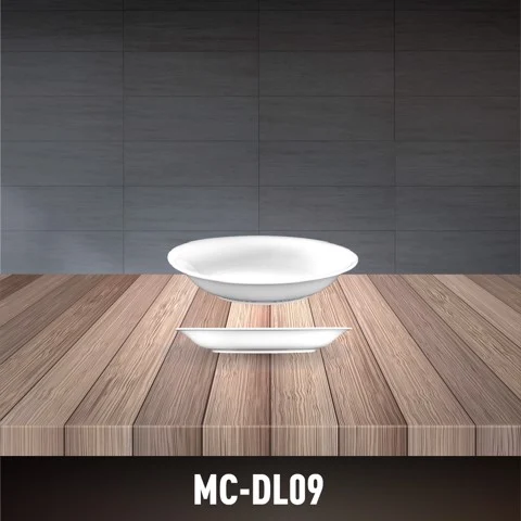 Flared Porcelain Plate MC-DL09