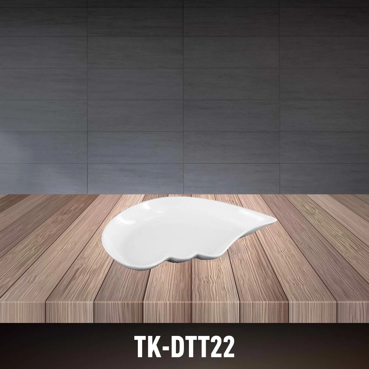 Heart Shape Porcelain Plate TK-DTT22