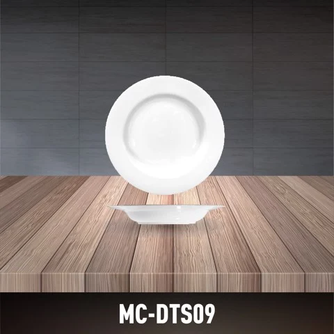 Deep Dinner Plate MC-DTS09 Vietnam Porcelain tableware