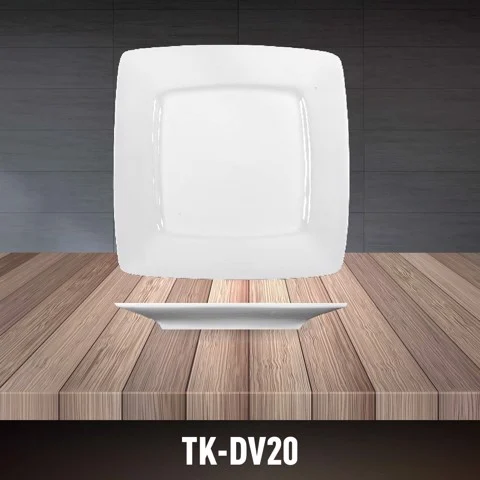 Porcelain Square Plate TK-DV20