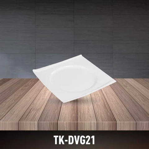 Porcelain 3D Square Plate TK-DVG21