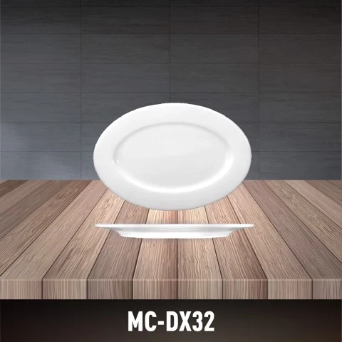 Porcelain Oval Plate MC-DX32 Minh Chau Porcelain plates