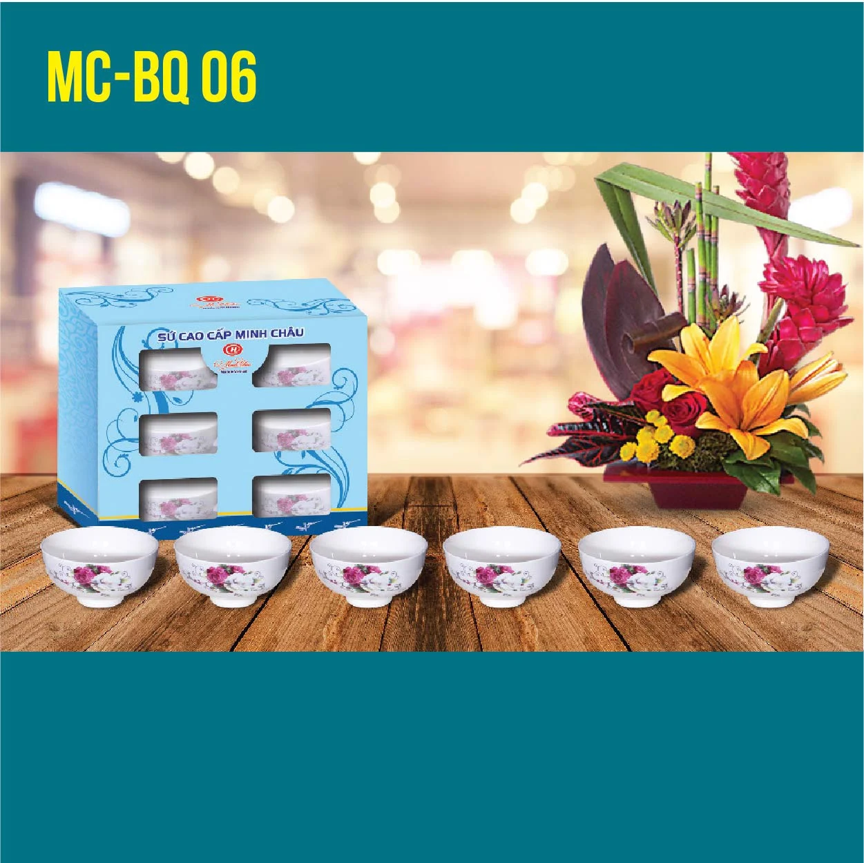 Porcelain rice Bowls Gift Set MC-BQ