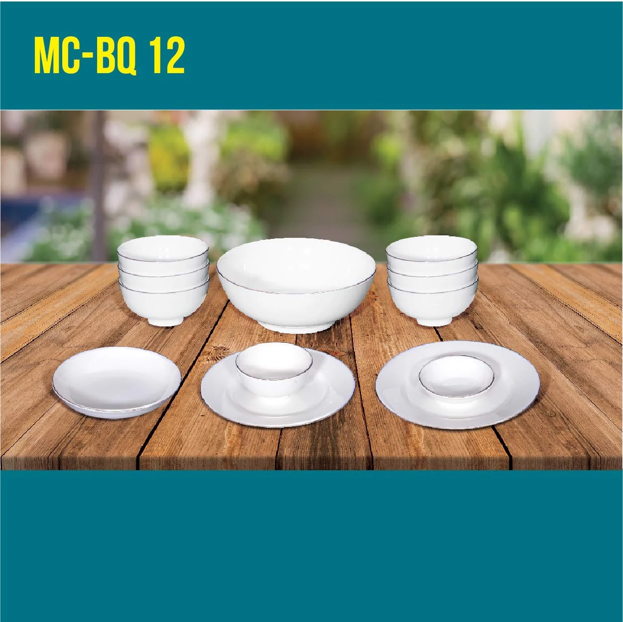 Porcelain 12 Piece Gift Set MC-BQ 12-03