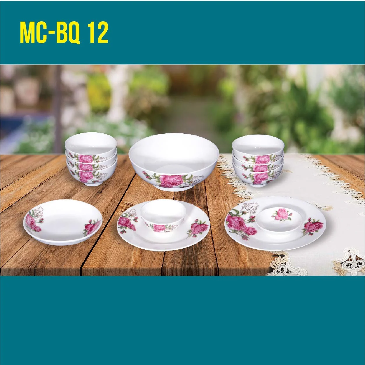 Porcelain 12 Piece Gift Set MC-BQ 12-03