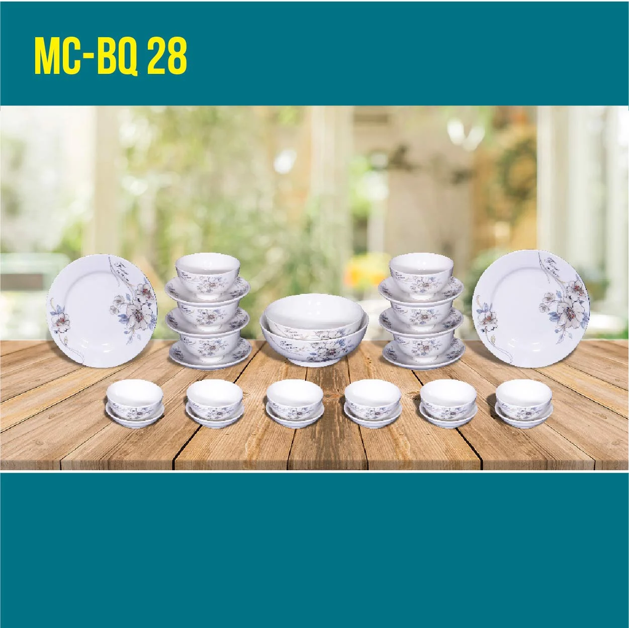 Porcelain 28 Piece Gift Set MC-BQ 28-03