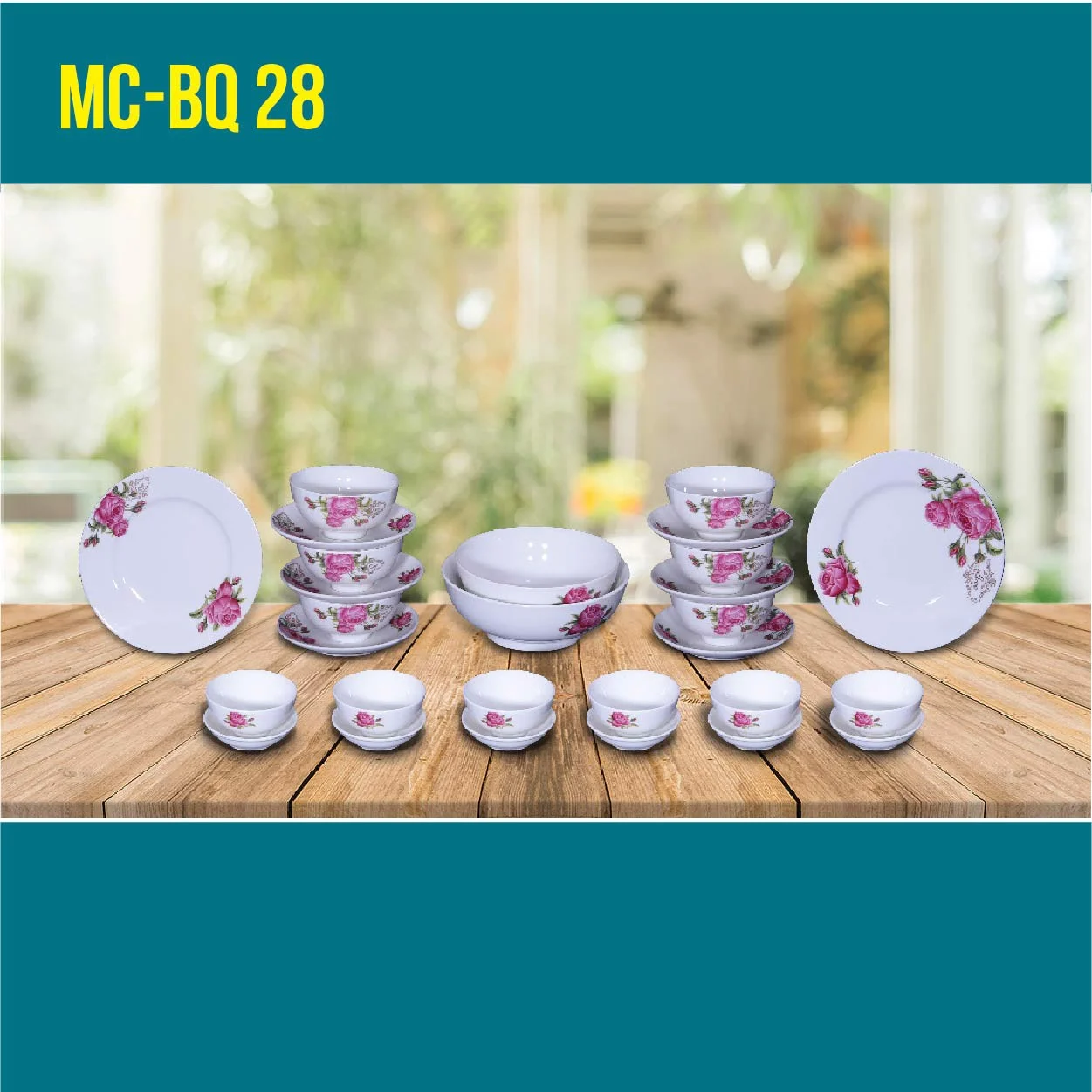 Porcelain 28 Piece Gift Set MC-BQ 28-04