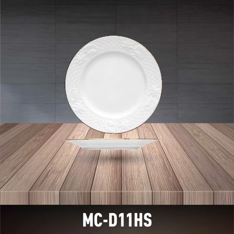 Flat Dinner Plate MC-D11HS golden lines