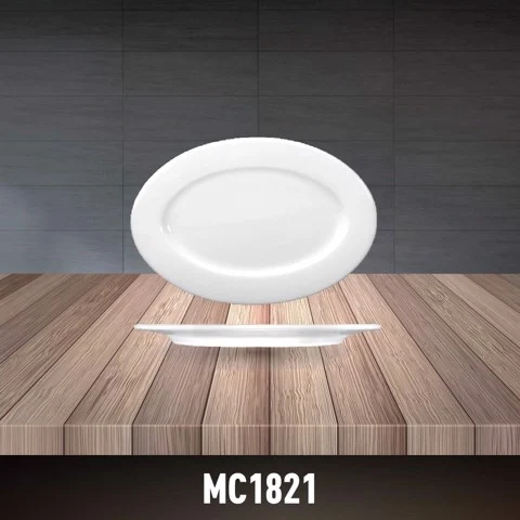 Porcelain Oval Plate MC-1821